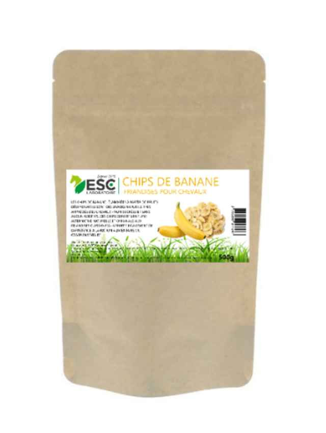 CHIPS DE BANANE Cheval – Friandises sans sucres et naturelles