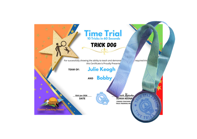 Time Trial - Certificate &amp; Medal 