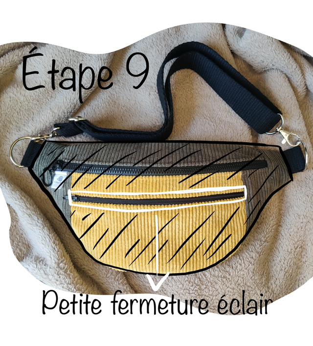 Étape 9 « La petite fermeture éclair »🍌