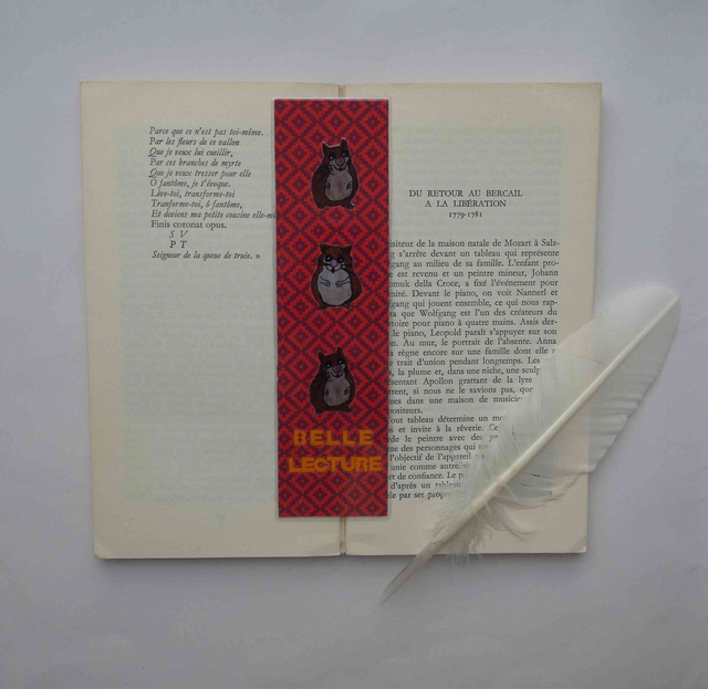 Le marque-page aux hamsters