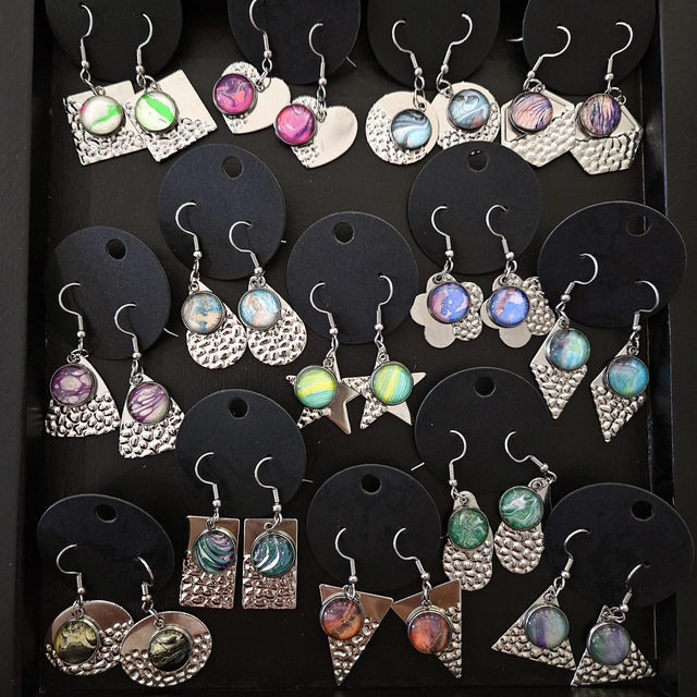 Dangly earrings