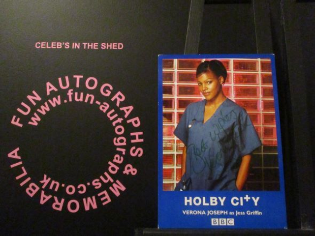 Verona Joseph (Jess Griffin) Authentic Autographed Holby City 6x4 Cast Card
