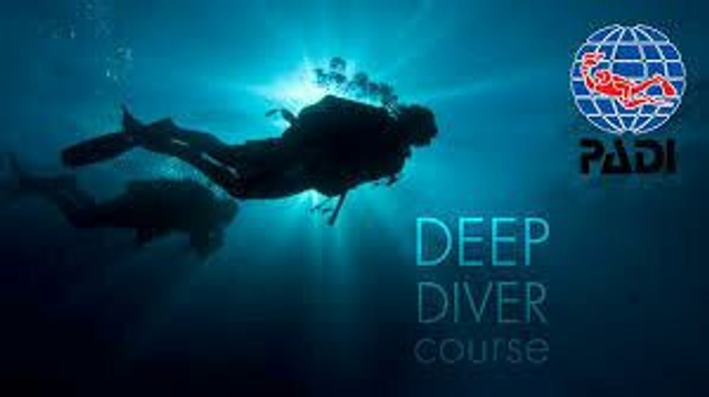 Cours PADI Spécialité Deep