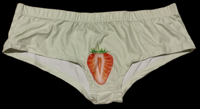 Culotte humour fraise TU (Fringoo)