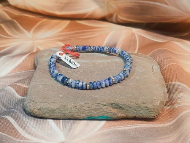 Bracelet sodalite forme heichi et acier