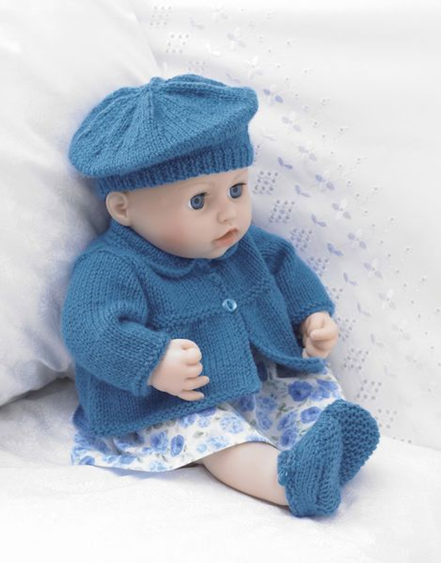 Baby Dolls Outfit in Hayfield Bonus DK Pattern 2483