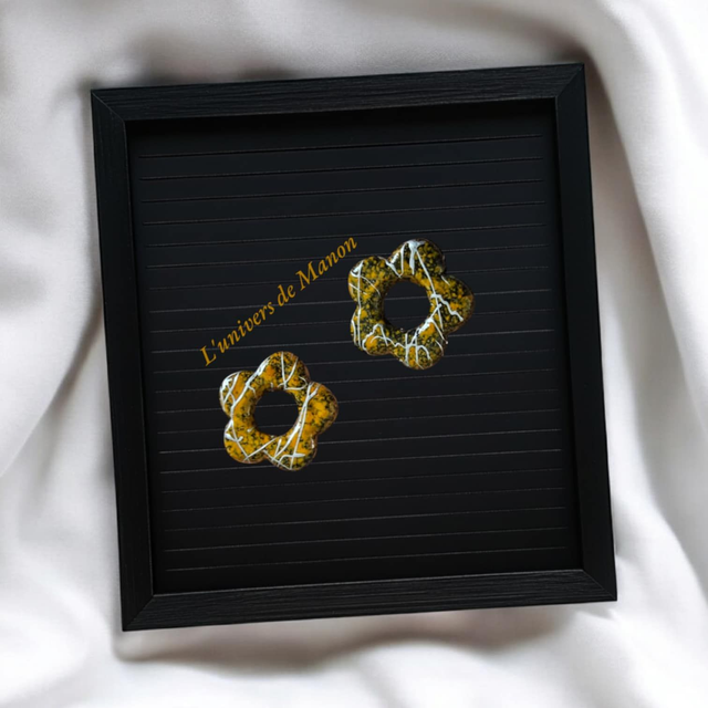 2 Pampilles fleurs (créoles interchangeables)  