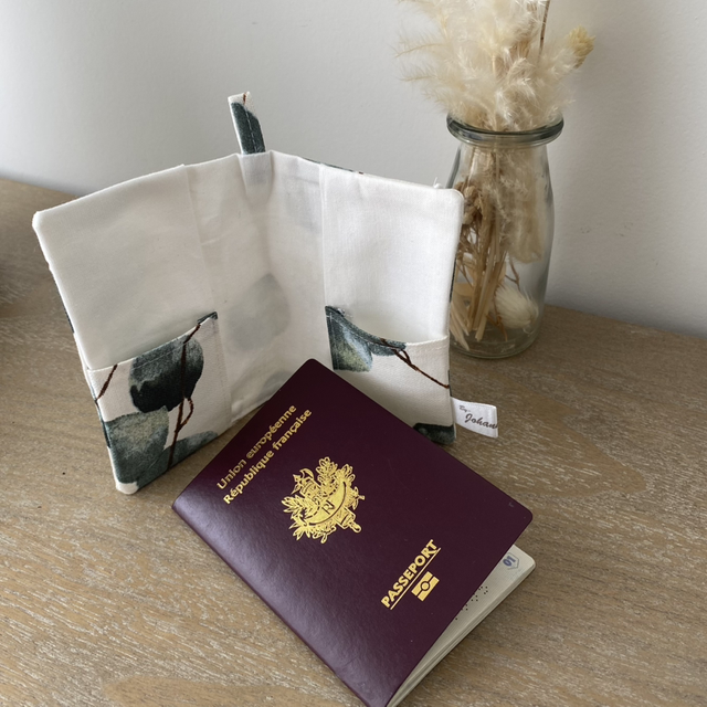Protège passeport Tilleul