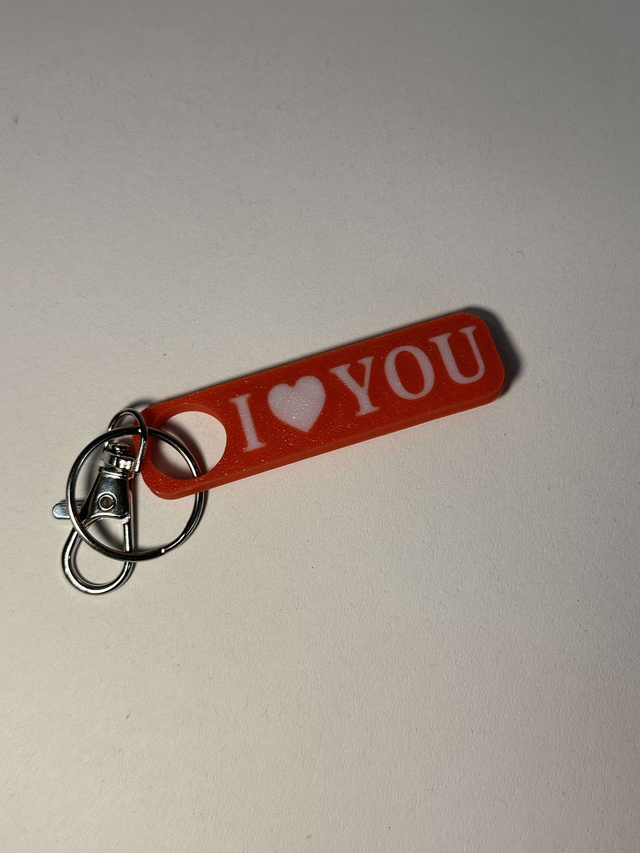 I Love You keychain