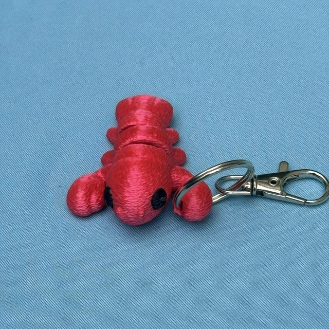 3D Printed Lobster Keyring
