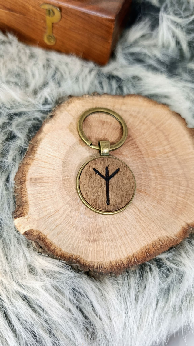Porte-clés runique bronze