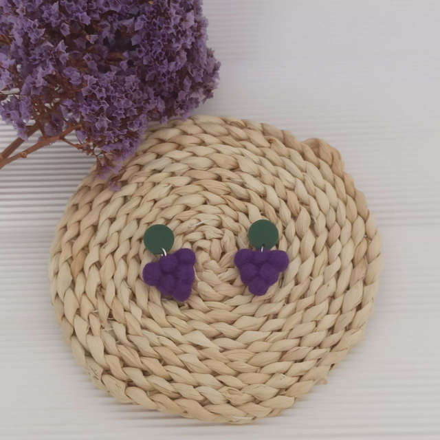 Pendientes Uvas de Lanzarote