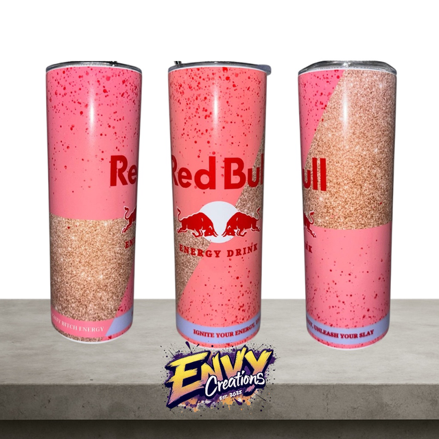 Pink & Gold Energy Tumbler 