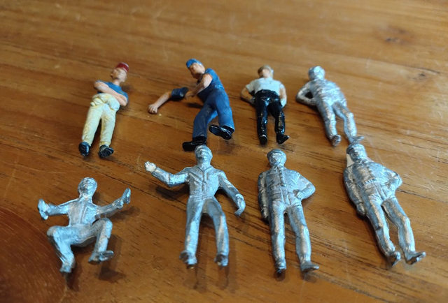 Racebaan zelfbouw - Diverse race en Pit crew figuren