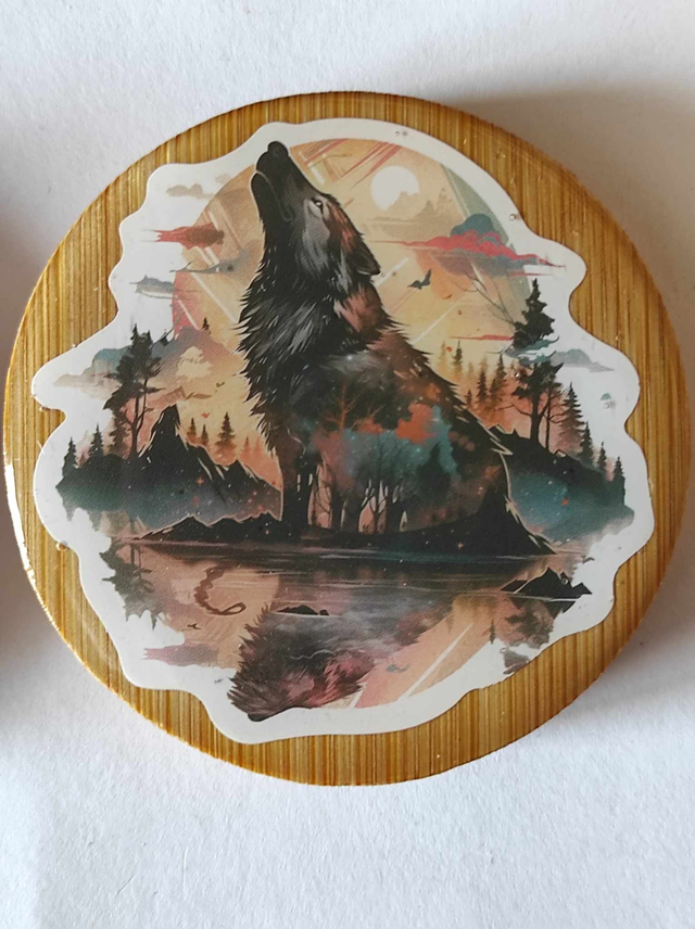 Décapsuleur Loup magnétique frigo