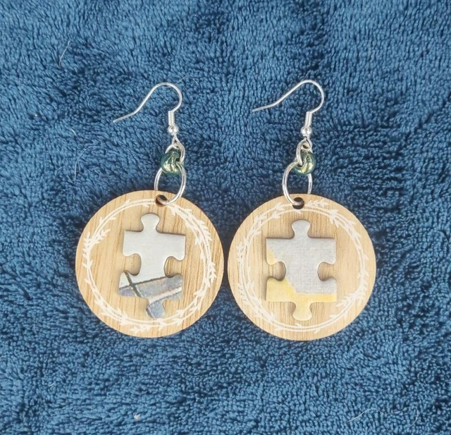 Boucles d'oreilles "Puzzle"