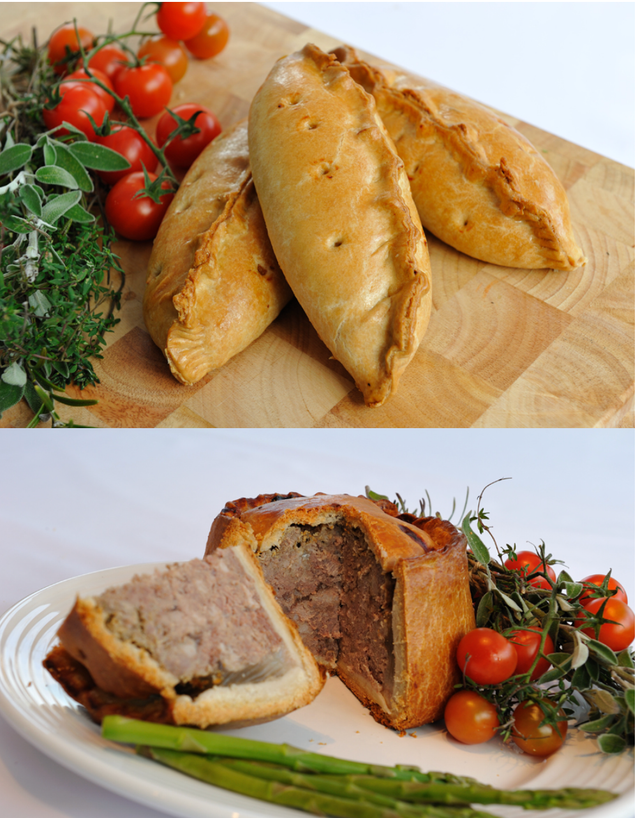 Lamb and Mint Pasties Handmade