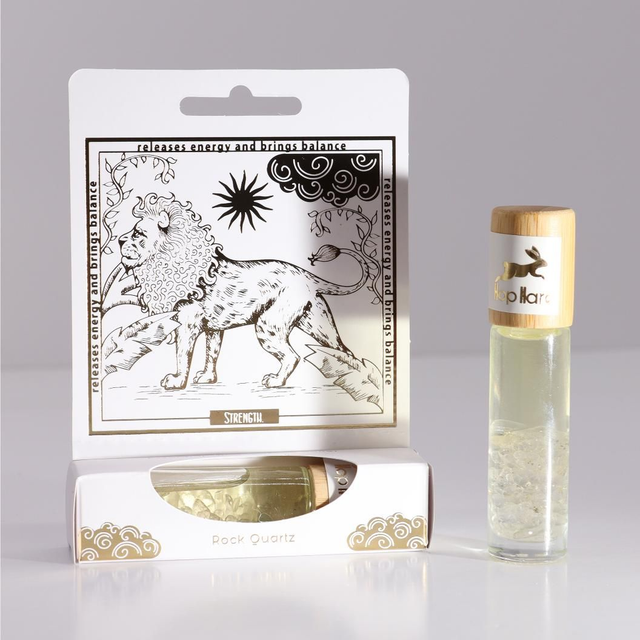 Roll-on Essential Oil with Rock Quartz - Strength 