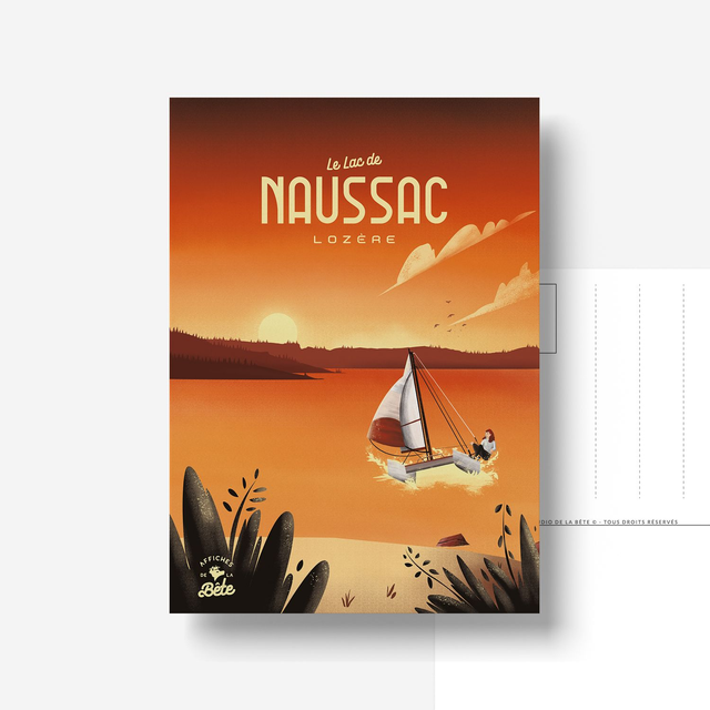 Carte Postale LAC DE NAUSSAC