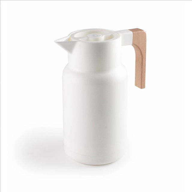Jarra termo 1L  serie  WOOD  LACOR   BLANCA