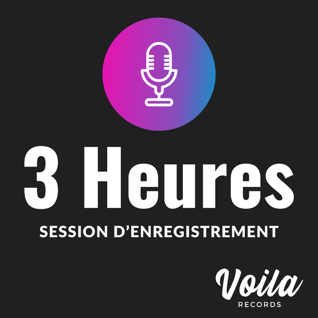 Session d’Enregistrement – 03 Heures | Voila Records