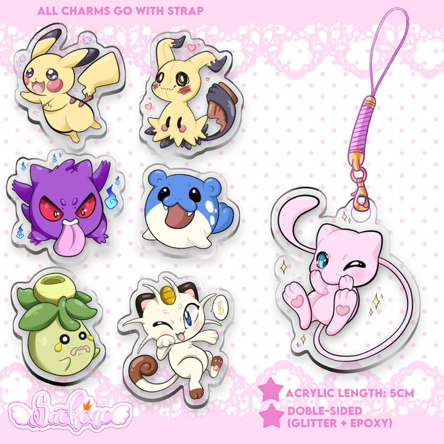 Pokémon phone charm