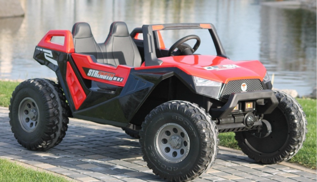 Clash XL 24V Electric Ride On Buggy Red