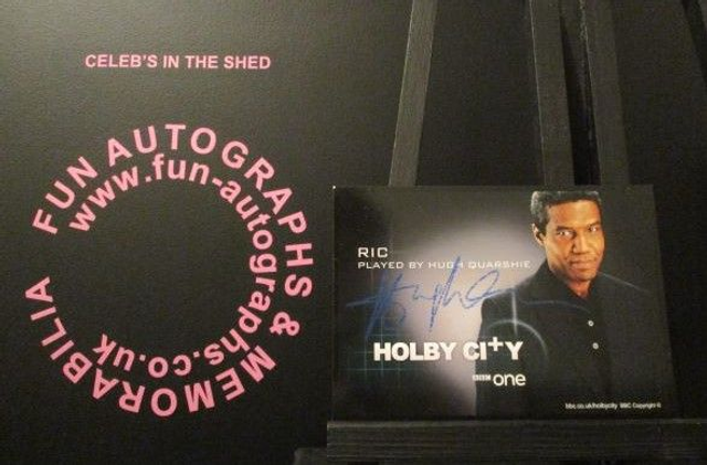 Hugh Quarshie (Ric) Authentic Autographed Holby City 6x4 Cast Card