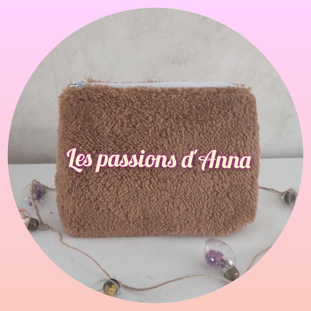 Pochette tissu ourson