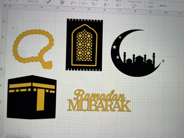 Ramadan Cake cupcake toppers 