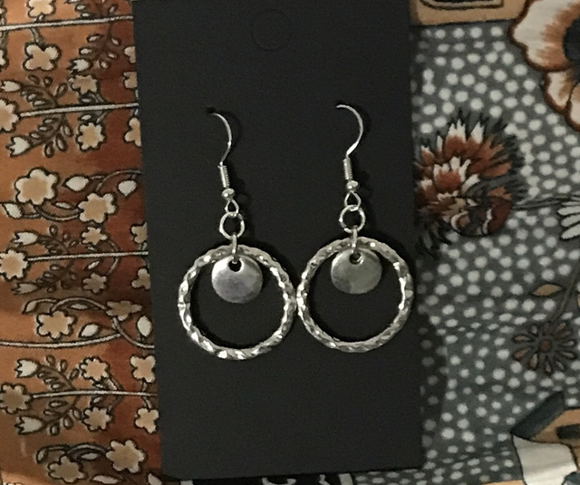 Silver Dangling Earrings - SDE163