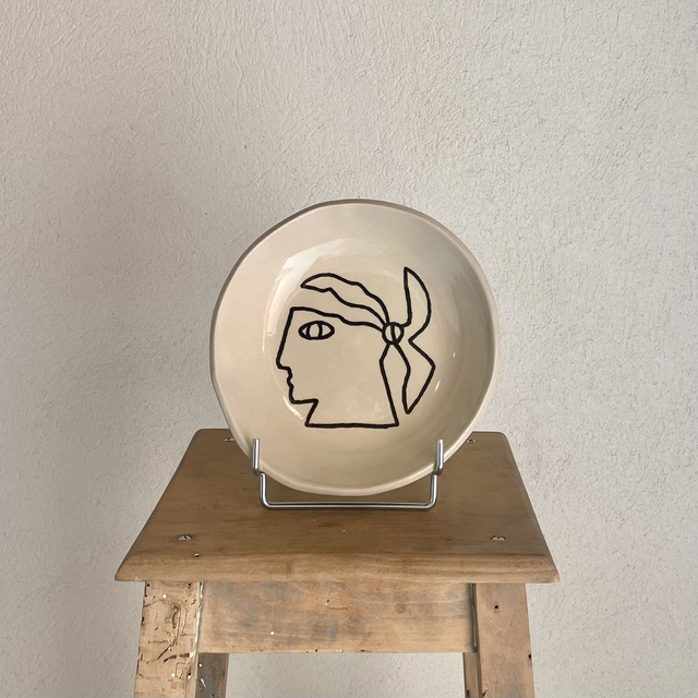 Assiette Creuse Tête de Maure Ø 21,5 cm