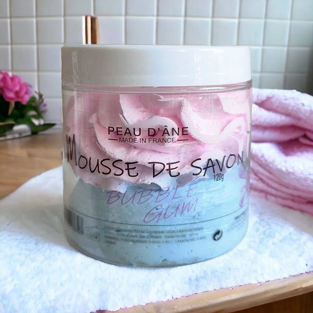 Mousse de savon bubblegum