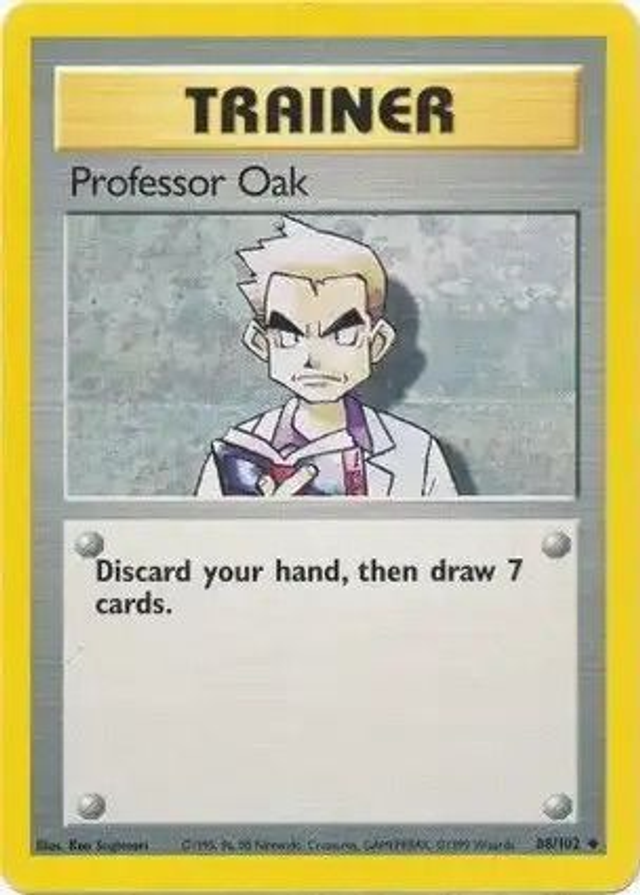Professor Oak - 88/102 (Base Set Unlimited)