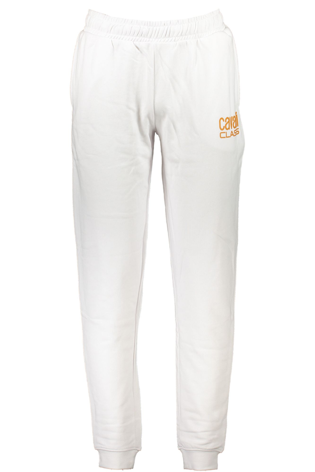 CAVALLI CLASS PANTALONE UOMO BIANCO
