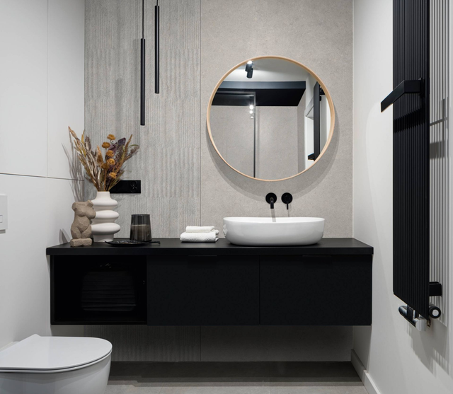 Wandpaneele wasserfest Soulstone B 123x280 Hellbraun