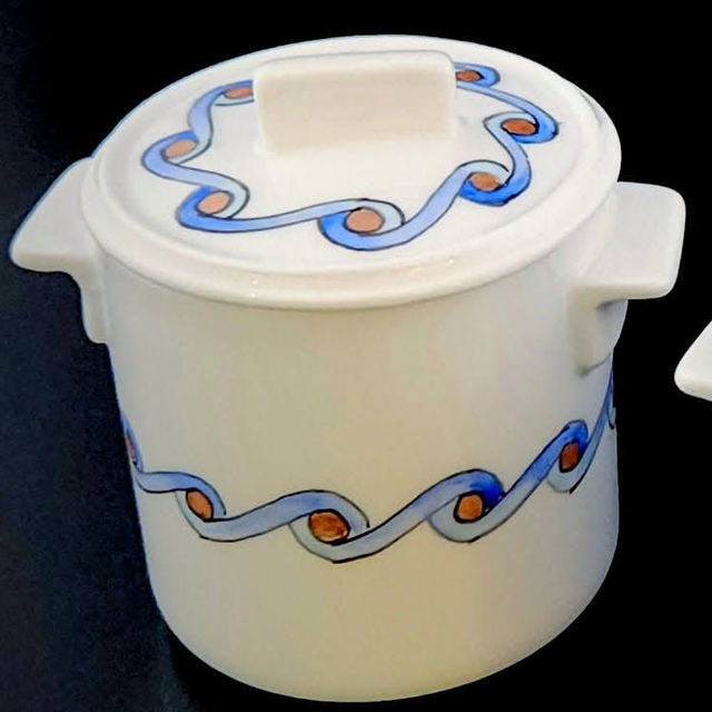 Ramequin avec couvercle - bleu - WPB