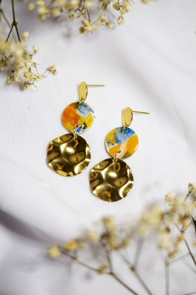 Coloris potimarron - Boucles Calypso