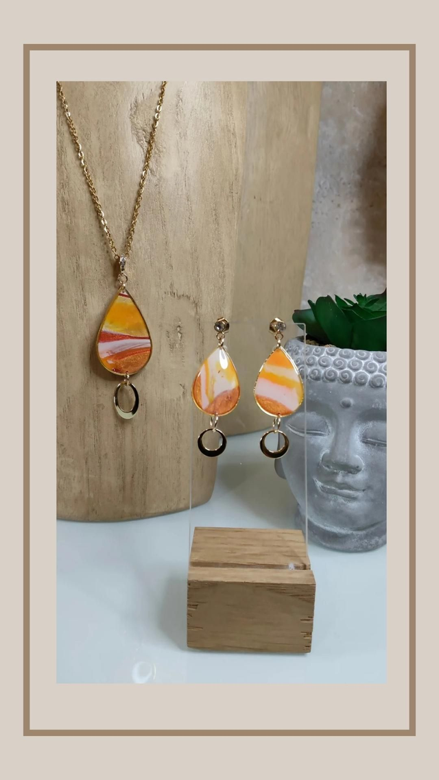 Parure sunset pop goutte 