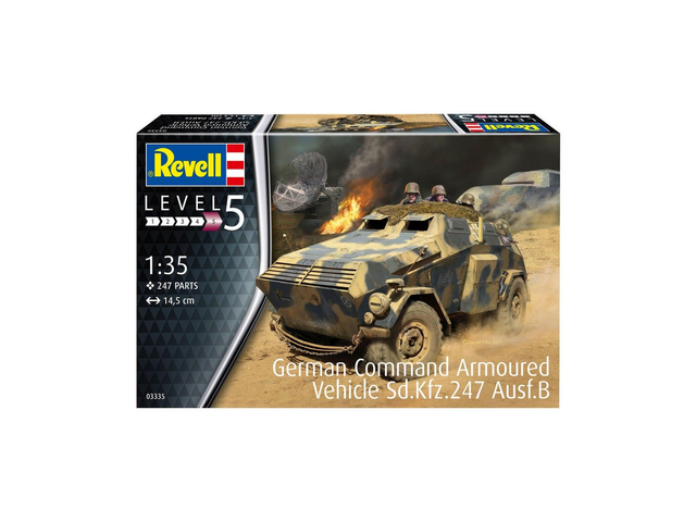 Véhicule blindé allemand Sd.Kfz.247 Ausf.B revell 03335 1/35