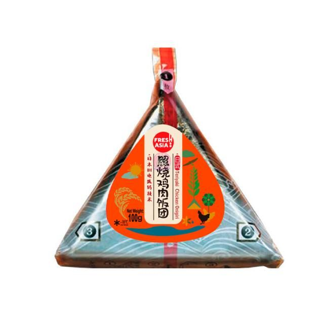 香源 Fresh Asia 香源日式照烧鸡肉饭团100g Teriyaki Chicken Onigiri
