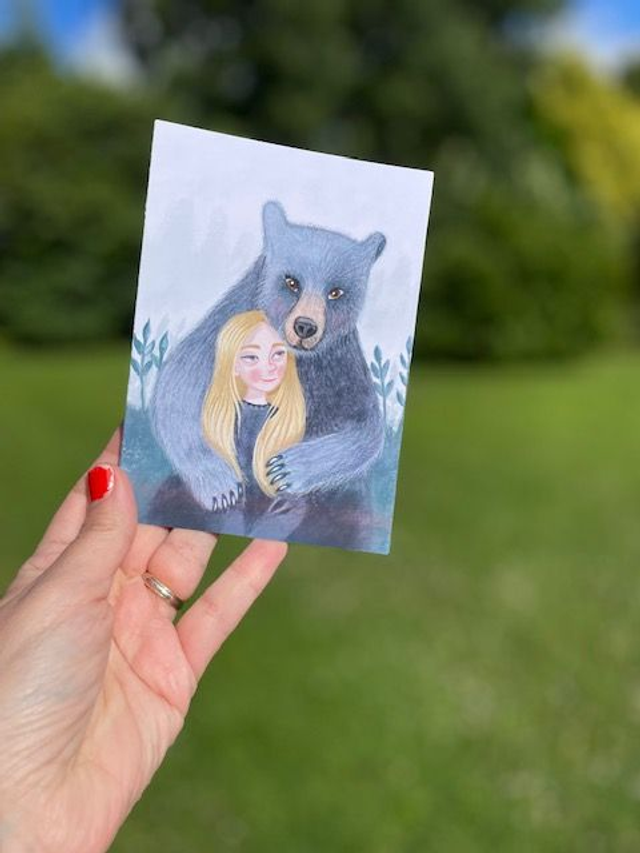 Bear Hug Greeting Card