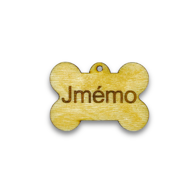 Štítek pro psa ve tvaru kosti