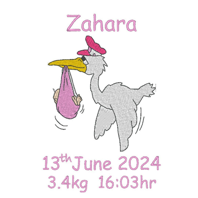 Personalised New Born Card