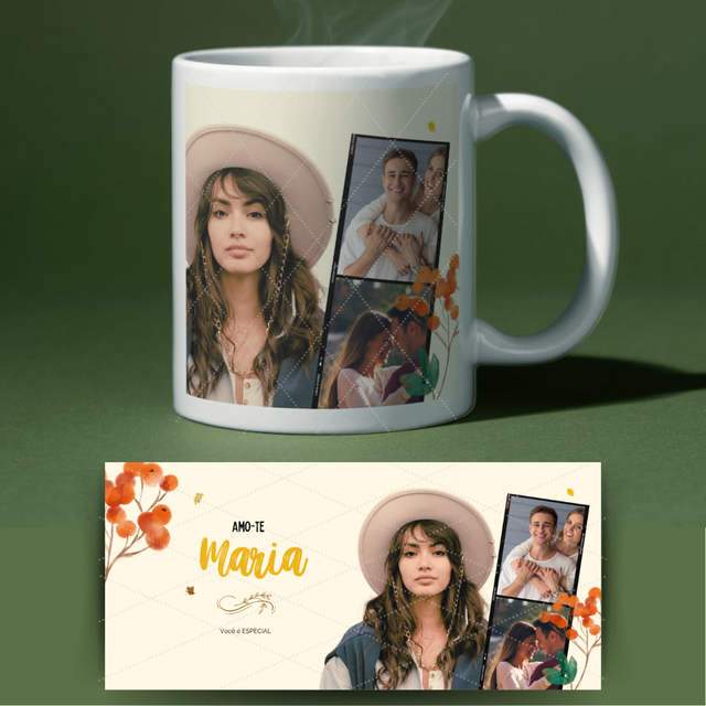 Caneca dia dos namorados - Amo-te