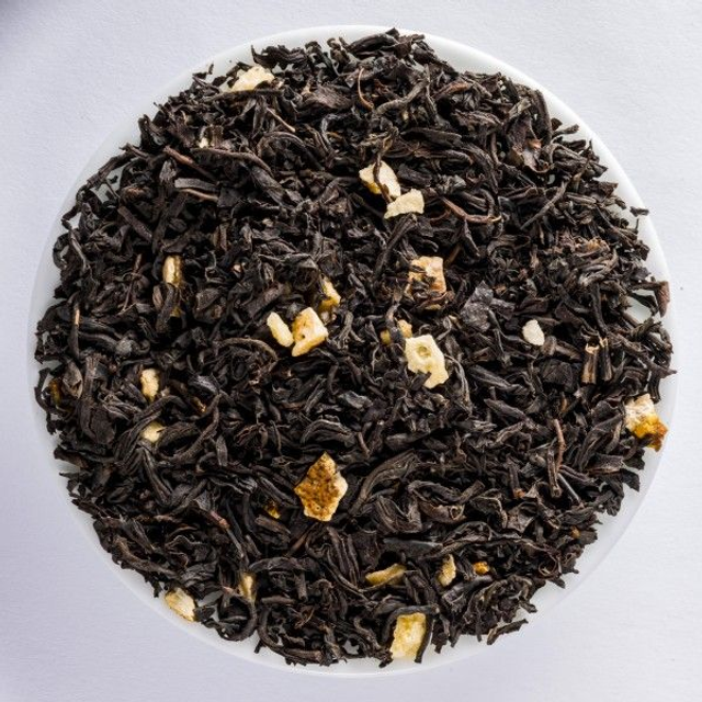 Citron - Abricot (Mélange aromatisé de thé noir/fruits )
