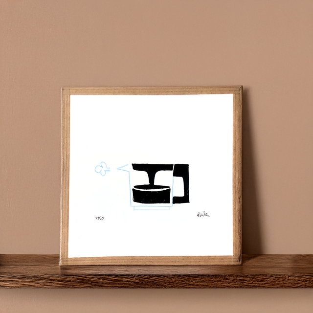 Coffee Filter Wall Art Engraving - Unique Coffee Lover Gift