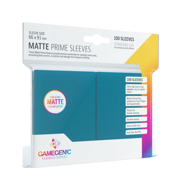 GG BGG Sleeves Matte Prime: Azul