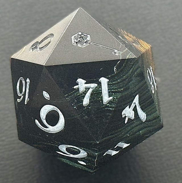 Exquisite Ore Turquoise Chonky d20