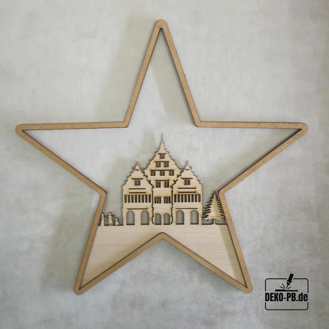 Paderborn Weihnachtstern 30cm